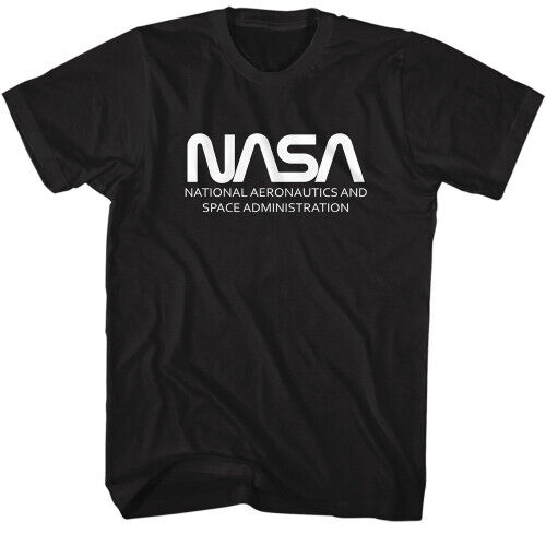 NASA Simple Worm T-Shirt - Black - Picture 1 of 3