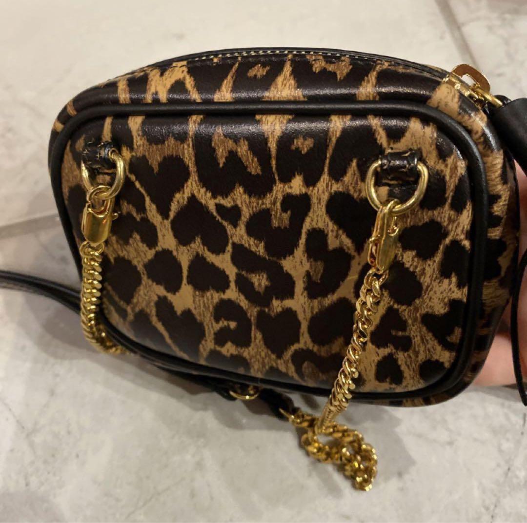 Borsa a tracolla SAINT LAURENT Baby Lou stampa cuore leopardato con scatola GIAPPONE 2503SM