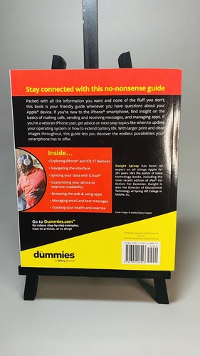 iPhone for Seniors for Dummies 2024 Edition (Softback) Dwight Spivey Brand New - Picture 10 of 16