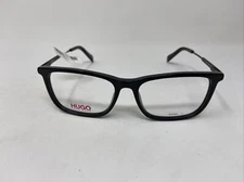 HUGO BOSS HG 0307 807 53/16-140 FLEX HINGE BLACK EYEGLASSES -Q32