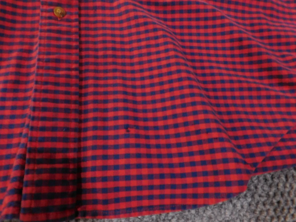 Camisa Alexander Julian Colores XL Roja Cuadros Hombre Abotonada Clásica Foto 3 de 4