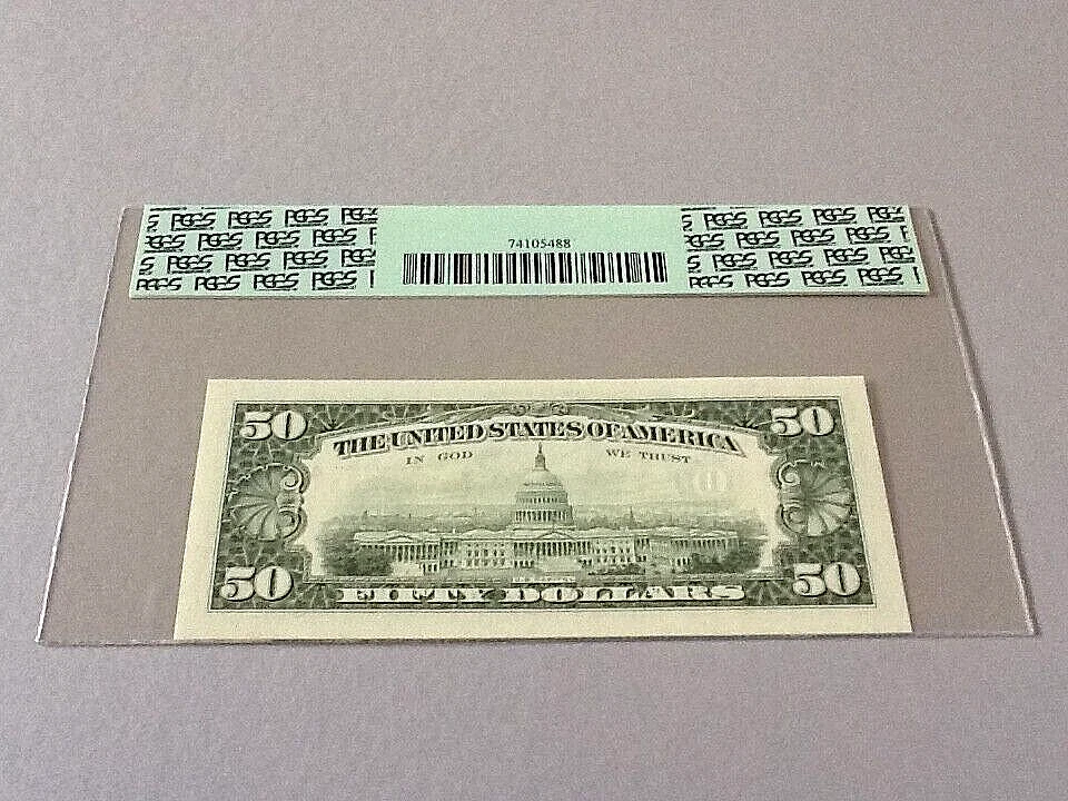 U.S. $50 FR 2125-D* - Star 1993 Fed Resv Note Cleveland (D* Block)  PCGS 67 PPQ - Image 3 of 4