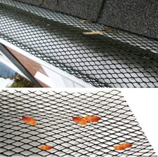 Gutter Guard Mesh Plastic Roll 2M Outdoor Durable Leaf Debris Cover Blocking