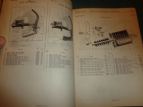 1940 DODGE TRUCK EARLY PARTS CATALOG / ORIG. 1/2 TON THRU 1-1/2 TON MODELS BOOK - Picture 9 of 12