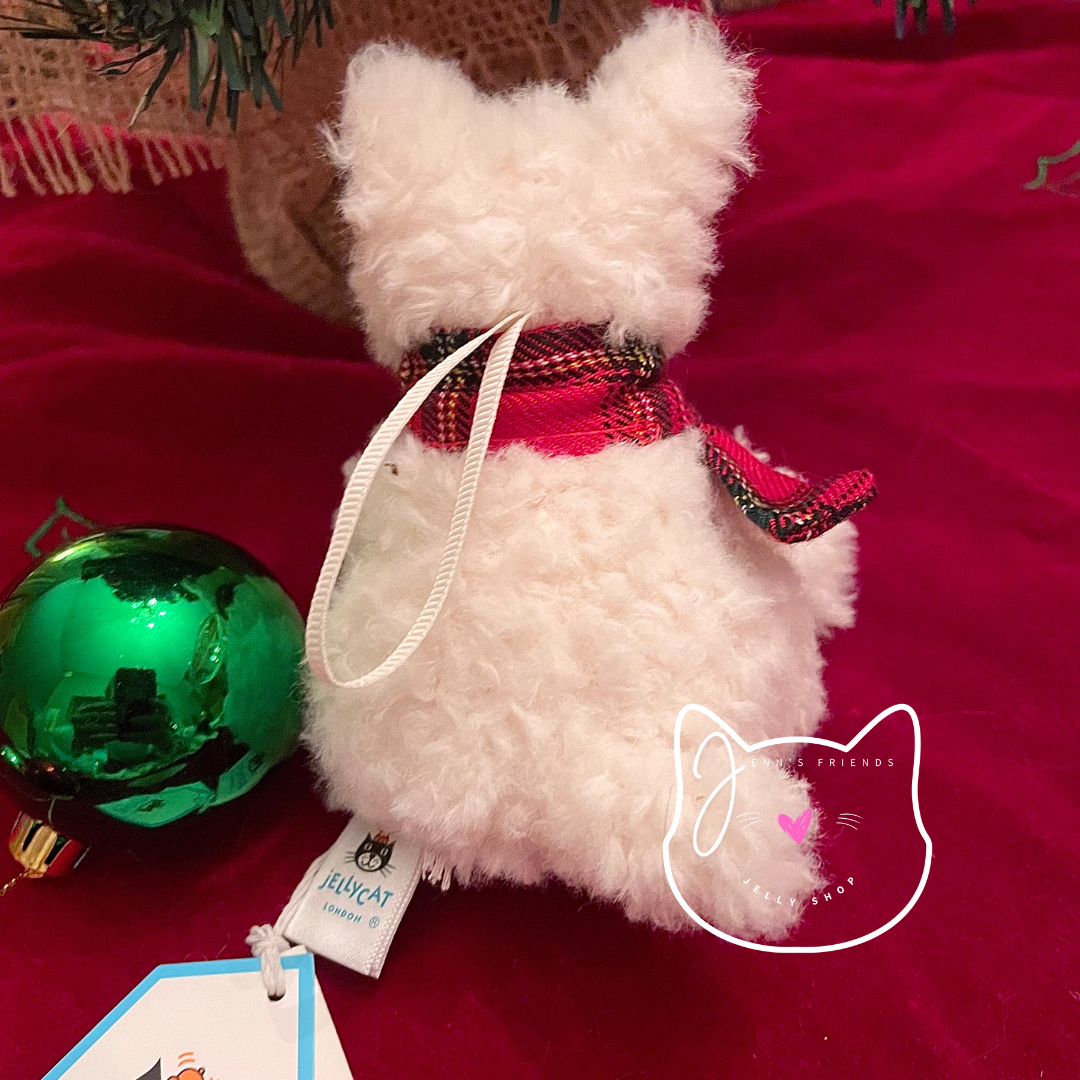 Jellycat Set WINTER WARMER MUNRO Scottie Dog & DECORATION Bundle