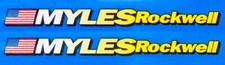 Myles Rockwell Cannondale Fulcrum DH 1998 Top tube decals X2  autocollant ステッ
