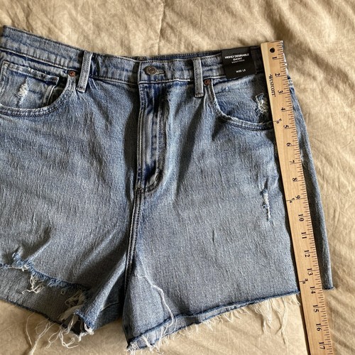 NWT Silver Jeans Co “Highly Desirable Short” Women 33 High Rise Cut-Off Med Wash - Picture 14 of 14