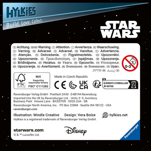 54 Teile Ravensburger 3D Puzzle Star Wars Hylkies Princess Leia 12001014 - Bild 2 von 9