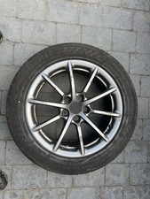 GENUINE ALFA ROMEO GIULIA 17 INCH ALLOY WHEEL+GOOD TYRE P/N 156107468 FREE P+P