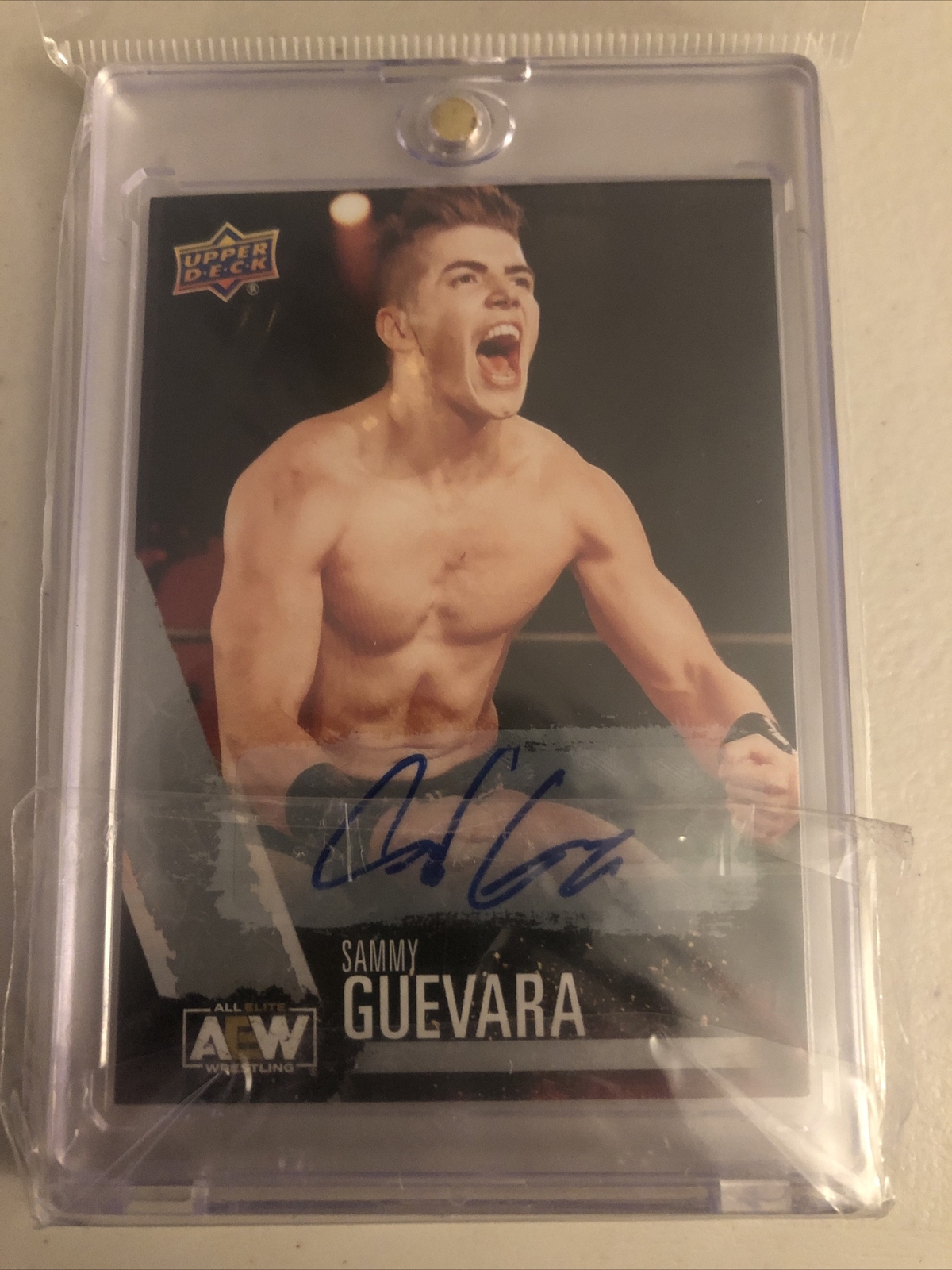 2021 Upper Deck AEW Sammy Guevara Auto SP First Edition Autograph #15