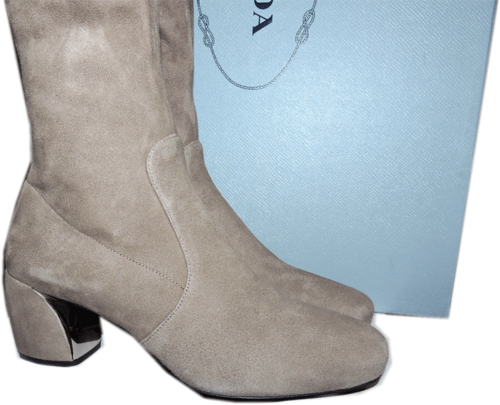 1450 Gamuza Prada Marrón Topo Stretch Sobre botas La Rodilla botas Sobre Tacón Metal Botines 37 f400be 1450 Gamuza Prada Marrón Topo Stretch Sobre botas La Rodilla botas Sobre Tacón Metal Botines 37 f400be