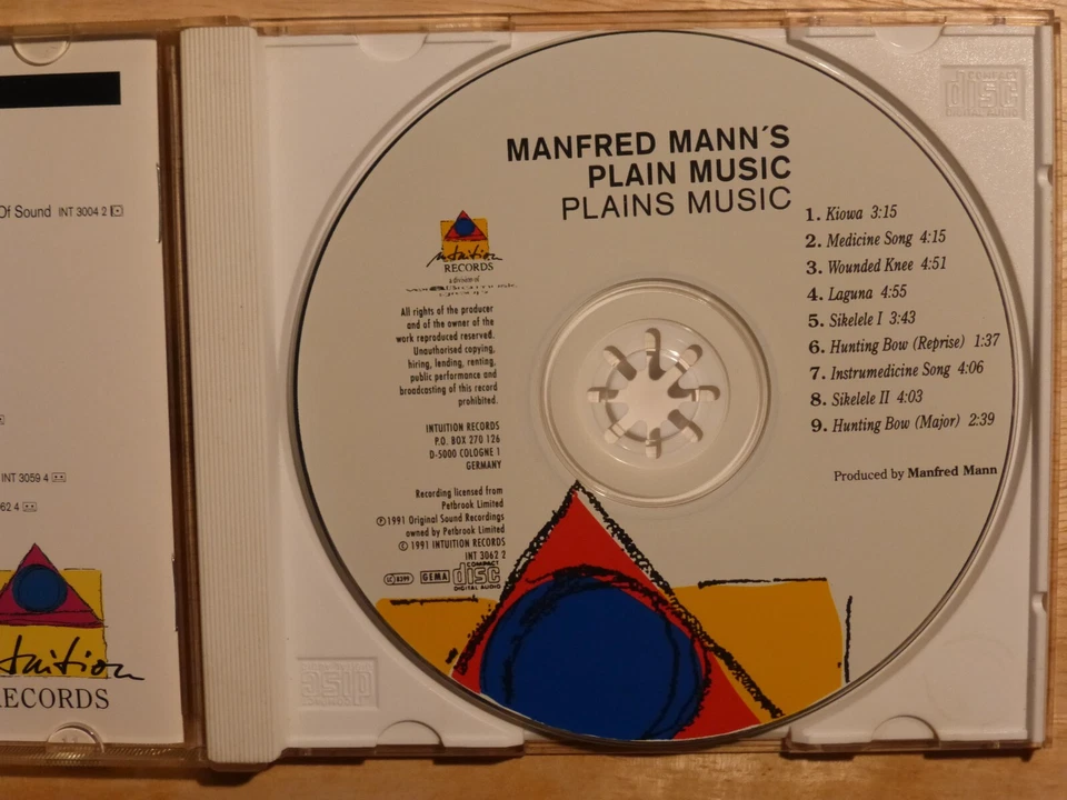 Manfred Mann's Plain Music - Plains Music -CD NEUWERTIG- indianischer  FolkRock - Bild 3 von 4