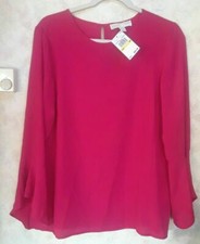 NWT LADIES SIZE MEDIUM MICHAEL KORS RASPBERRY PULL OVER TOP MSRP 88.00