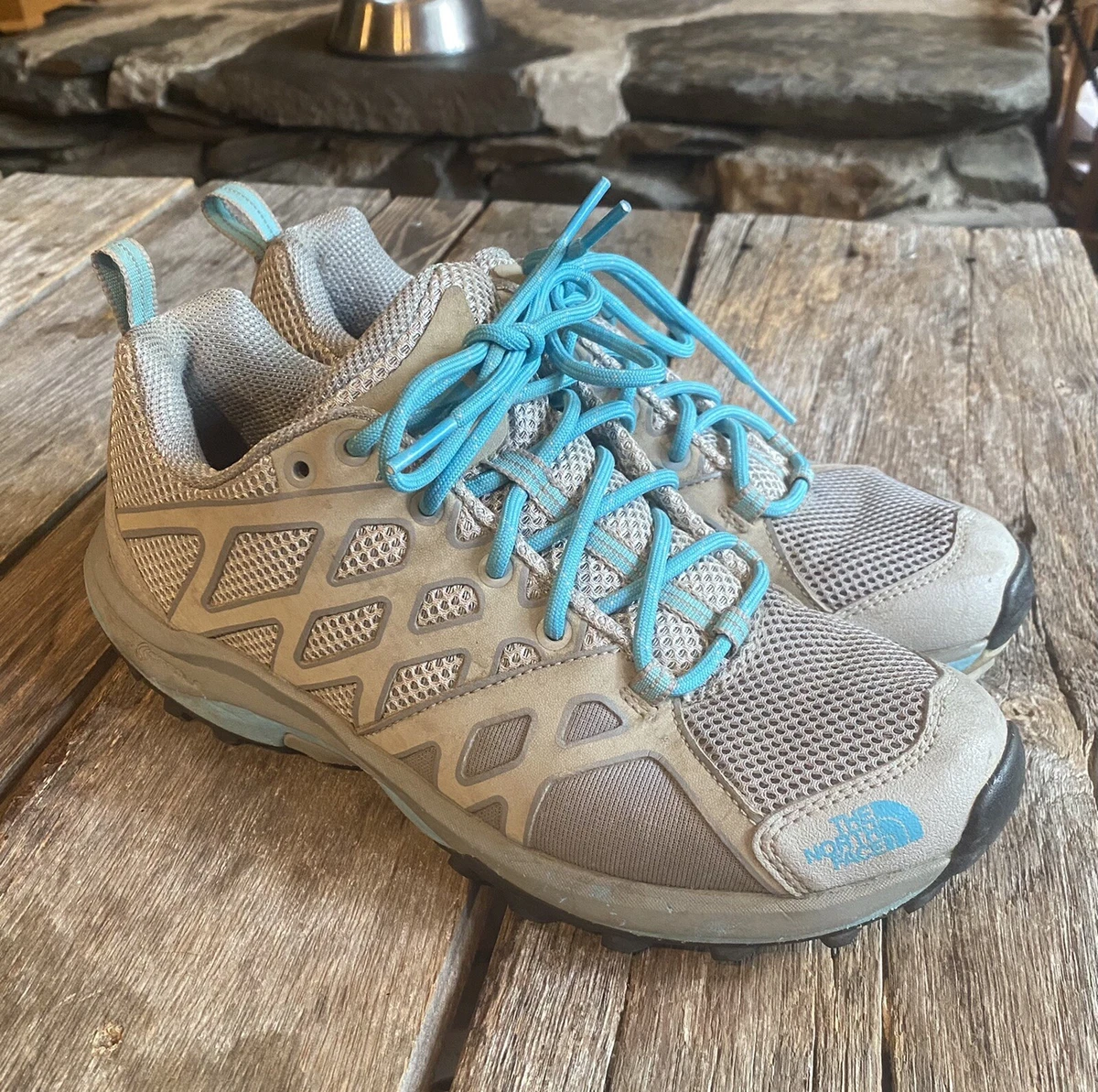 The North Face Womens Gray Hedgehog Fastback GTX 566292 Hiking Shoes Size 7