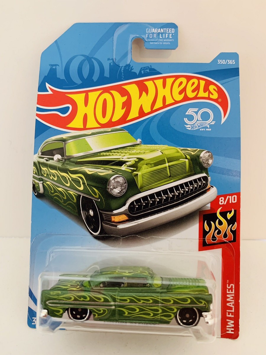 Hot Wheels Flames *8/10* Custom '53 Chevy Car Figure (350/365) | eBay