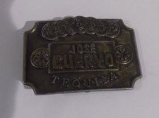 Jose Cuervo Tequila Brass Belt Buckle 1976