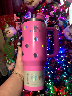 Stanley Popsicle Pink Starburst Iridescent 40 oz SS H2.0 Flowstate Quencher  NIB | eBay