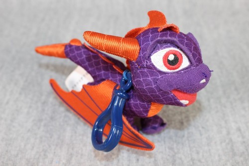 SKYLANDERS SPYRO Dragon Just Play Plush Backpack Clip Keyring Activision 2012 - Picture 14 of 14