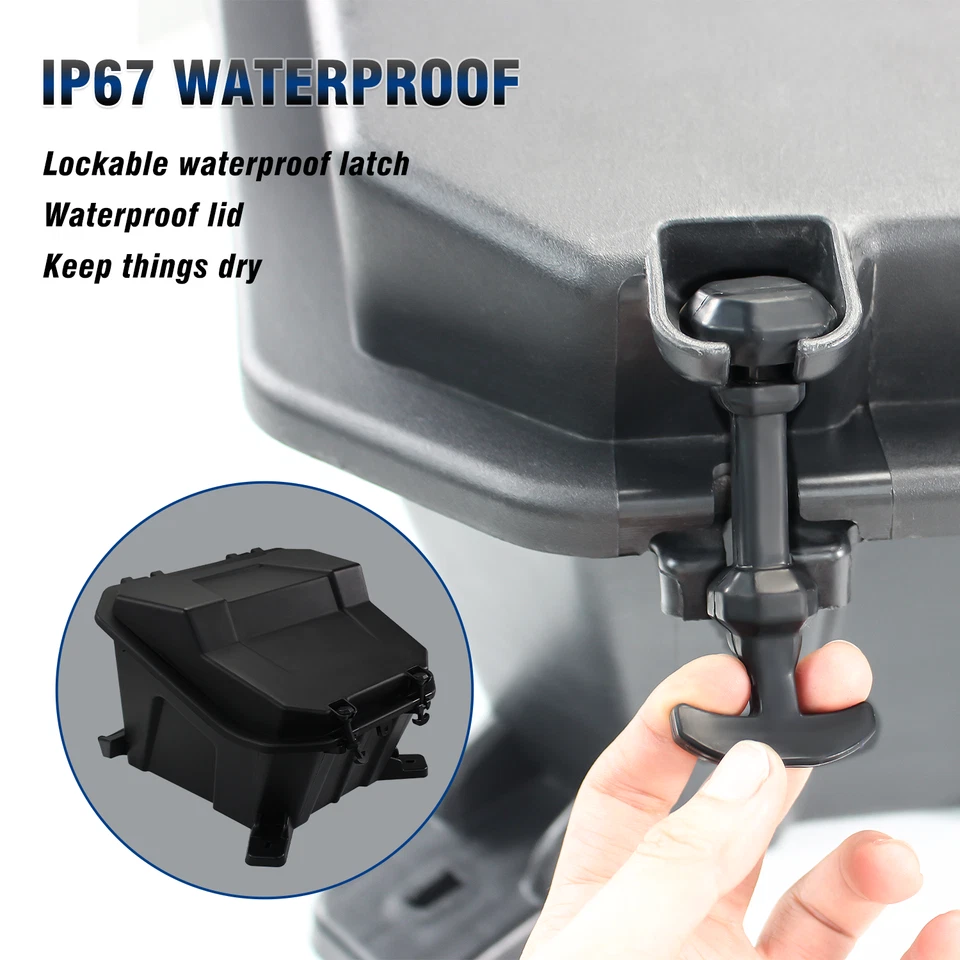 Caja de almacenamiento de carga trasera 69QT para Polaris RZR 1000 900 /Turbo XP 2014-23 #2881193 Foto 3 de 4