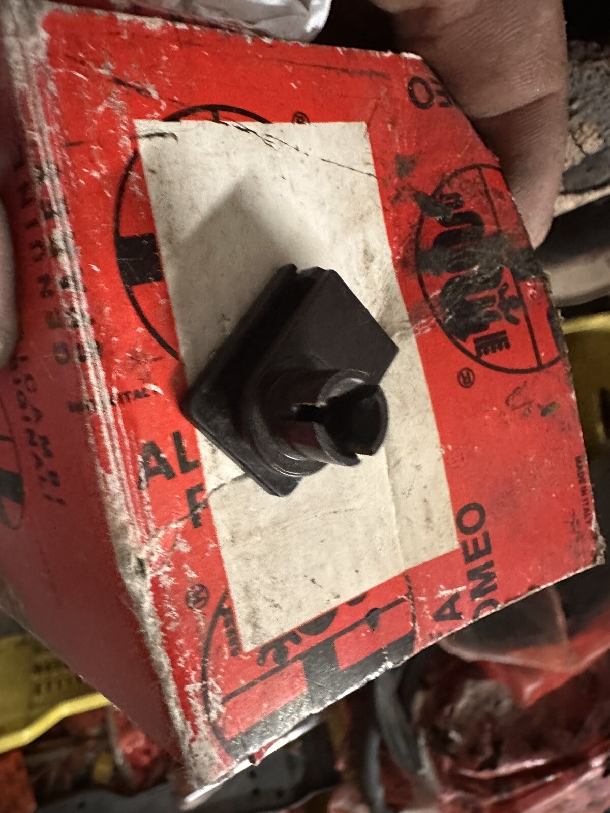 FOG LIGHT SUPPORT SPRING ALFA ROMEO 33 75 GIULIETTA 60524134 ORIGINAL