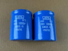 2 New McIntosh MC250 MC2505 Main Filter Capacitors 10000 uf 160v