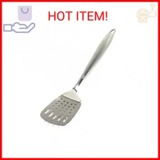 Chef Craft Select Slotted Turner/Spatula, 12.5 inch, Stainless Steel