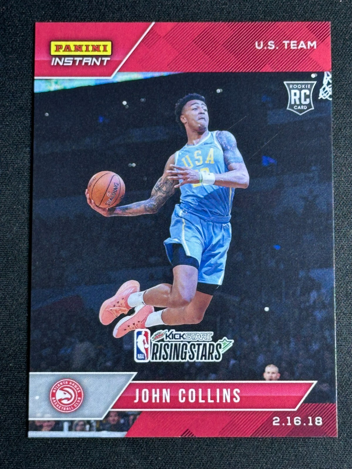 2018 Panini Instant NBA All-Star Game John Collins #15 Atlanta Hawks SP /222 4