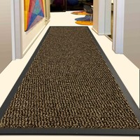 Rubber Backed Door Mat Non Slip Hall Hallway Runner Rug Heavy Duty Barrier Mat