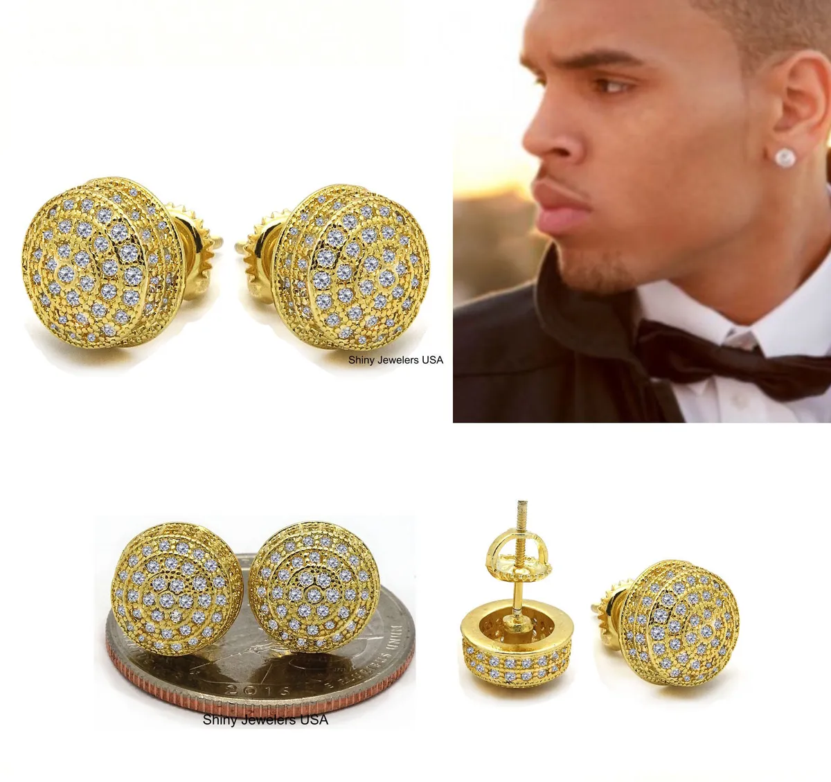Mens Earrings,mens Diamond Hoop Earrings, Cubic Zirconia Hoop Earrings Men,  15mm Gold Diamond Hoop Earrings, Silver Huggie Hoops for Men - Etsy New  Zealand