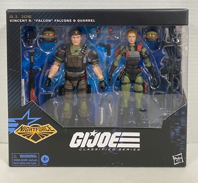 GI Joe Classified Series Falcon & Quarrel 2 Pack #138 Night Force 6'' figure set