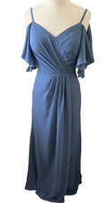 JJ's House Cornflower Blue DRESS Floor Length Mother-of-the-Bride...ELEGANT 