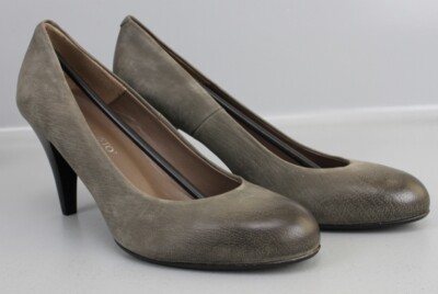 Moda Di Fausto Pumps grau Gr. 41 Vitello Bogota High Heels Damen Schuhe NX-VI41
