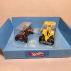 1998 Hot Wheels Red Baron Redline & Shock Factor KB Toys Exclusive Set