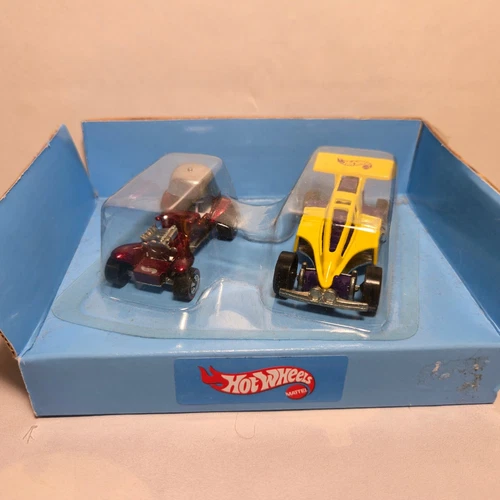 1998 Hot Wheels Red Baron Redline & Shock Factor KB Toys Exclusive Set