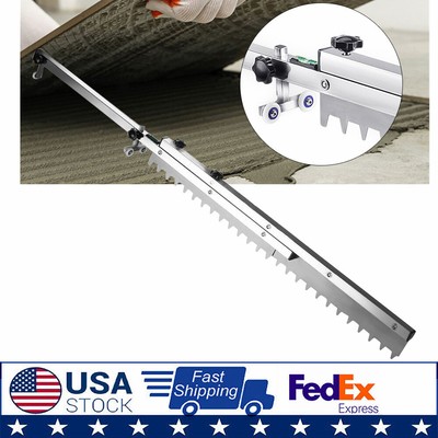Stainless Floor Tile Tiling Paving Tool Flat Sand Screed Mortar Trowel  Ash Tool