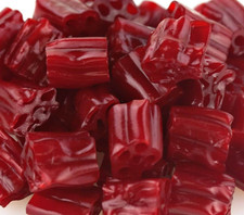Cherry Flavored Licorice Bites Candy - BULK CANDY- 1 POUND CANDY