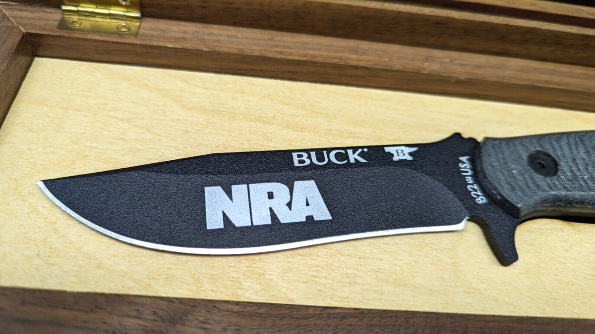 BUCK 822 SENTRY NRA KNIFE NEVER USED IN ORIGINAL NRA BOX | eBay
