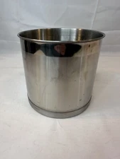 Bed Bath Beyond Stainless Steel Kitchen Utensil Holder Sturdy Large 7x6.5 inches