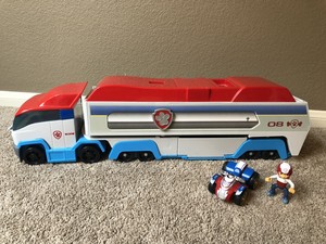paw patrol transport vehicle