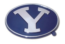 Brigham Young University BYU Cougars Metal Auto Car Emblem Various Designs