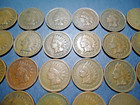 50 coins) LOT#13 NICE mixed 1900's Indian head penny 1C cents NO RESERVE AUCTION — photo 3