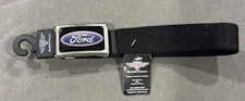 FORD Web Adjustable BELT Up To 46” Buckle Belt Licensed Black