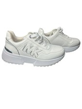 Michael Kors Women s White Platform Chunky Sn...