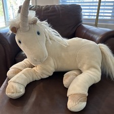 20" Vintage FAO Schwarz Unicorn FAO Fantasy 2000ish Plush Pretty hard To Find