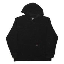 DICKIES Mens Black Hoodie XL Classic Pullover Workwear Casual Sweatshirt