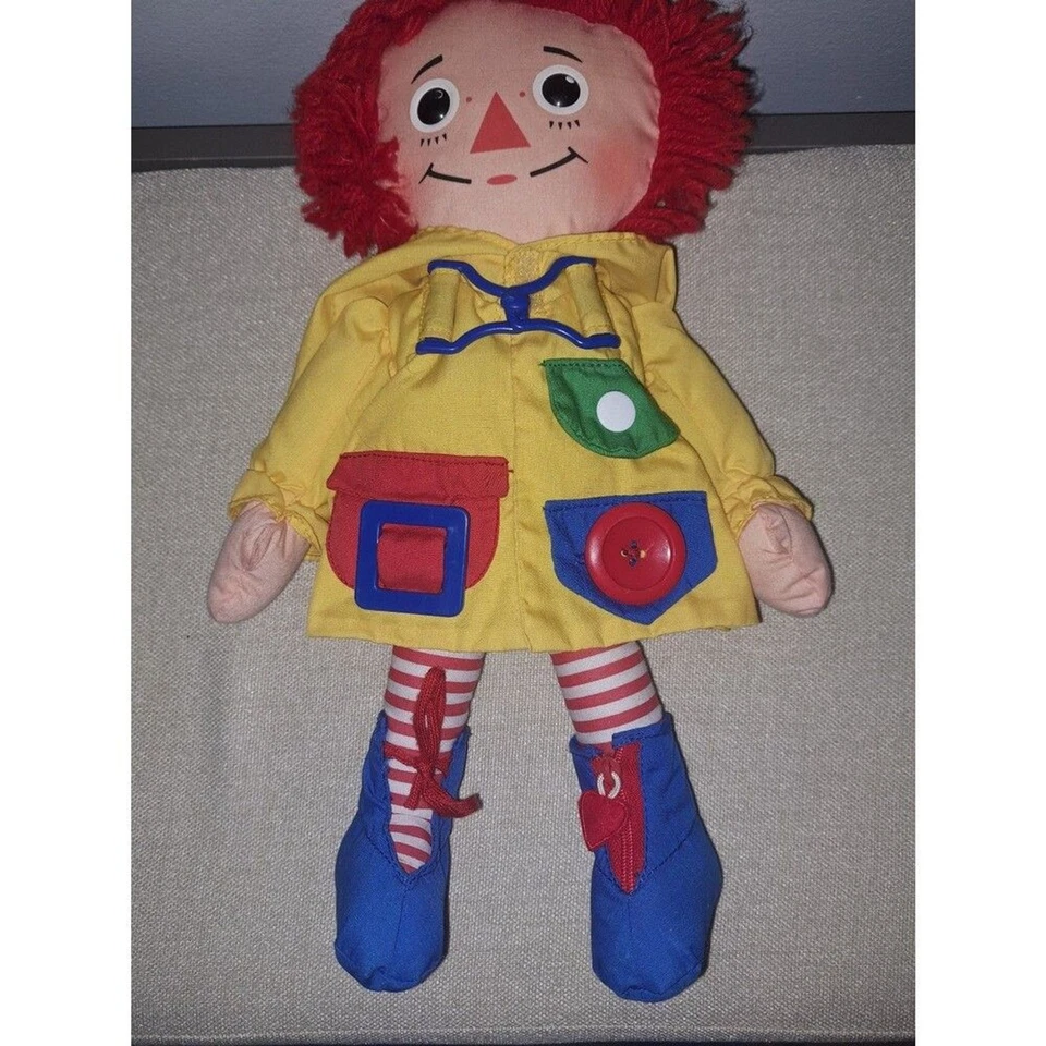 Muñeca Dress Me Raggedy Ann 1991 Playskool Johnny Gruelle Foto 4 de 4