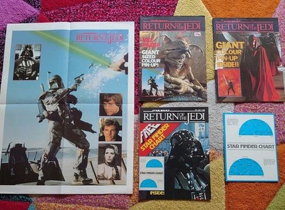 Vintage Return Of The Jedi British Comics Job Lot x 3 Issues With Free Gifts 