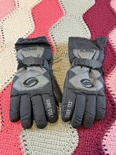 Vtg 90s KOMBI Black Warm GORE-TEX WINTER GLOVES Waterproof Hike Ski Gear Men's L