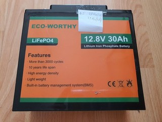 12.8V LiFePO4 30Ah Akku von ECO WORTHY Solarbatterie mit BMS (ca. 200 Zyklen) #5