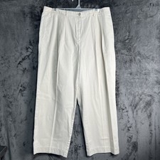 Y2K Tommy Hilfiger Chino Pants Women s 14 Beige Khaki Straight Preppy